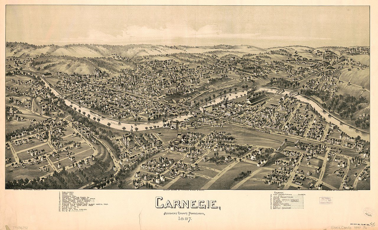 Carnegie, Allegheny County, Pennsylvania, 1897