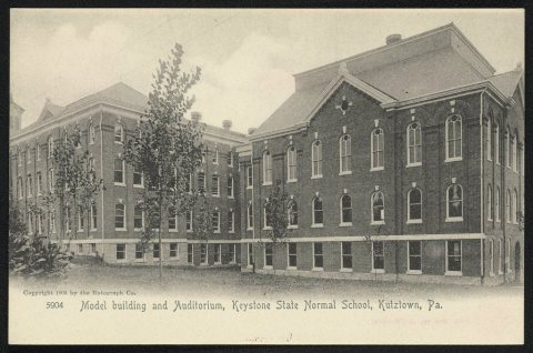 Model building and Auditorium, Keystone State Normal School