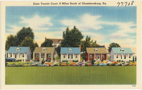 Dixie Tourist Court, 8 miles south of Chambersburg, Pa (77708)
