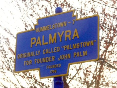 Palmyra, PA Keystone Marker