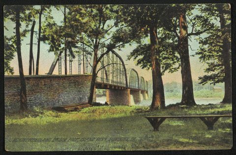 Northumberland Bridge from Island Park