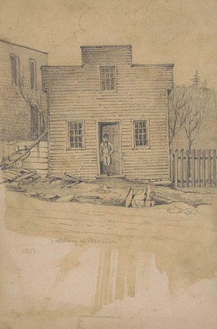 Saddlery at Shamokin, Pennsylvania, 1851