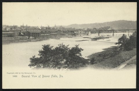 General View of Beaver Falls, Pa