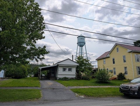 Gratz, PA water tower, June 2025