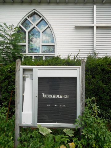 Congrats sign