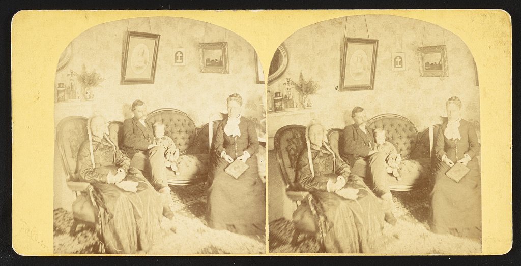 Family in parlor