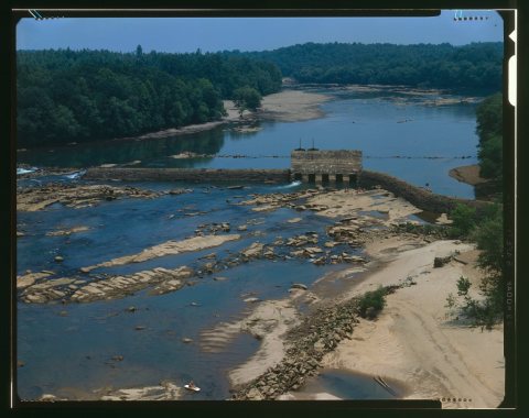 Gregg Shoals Dam & Power Plant, Across Savannah River