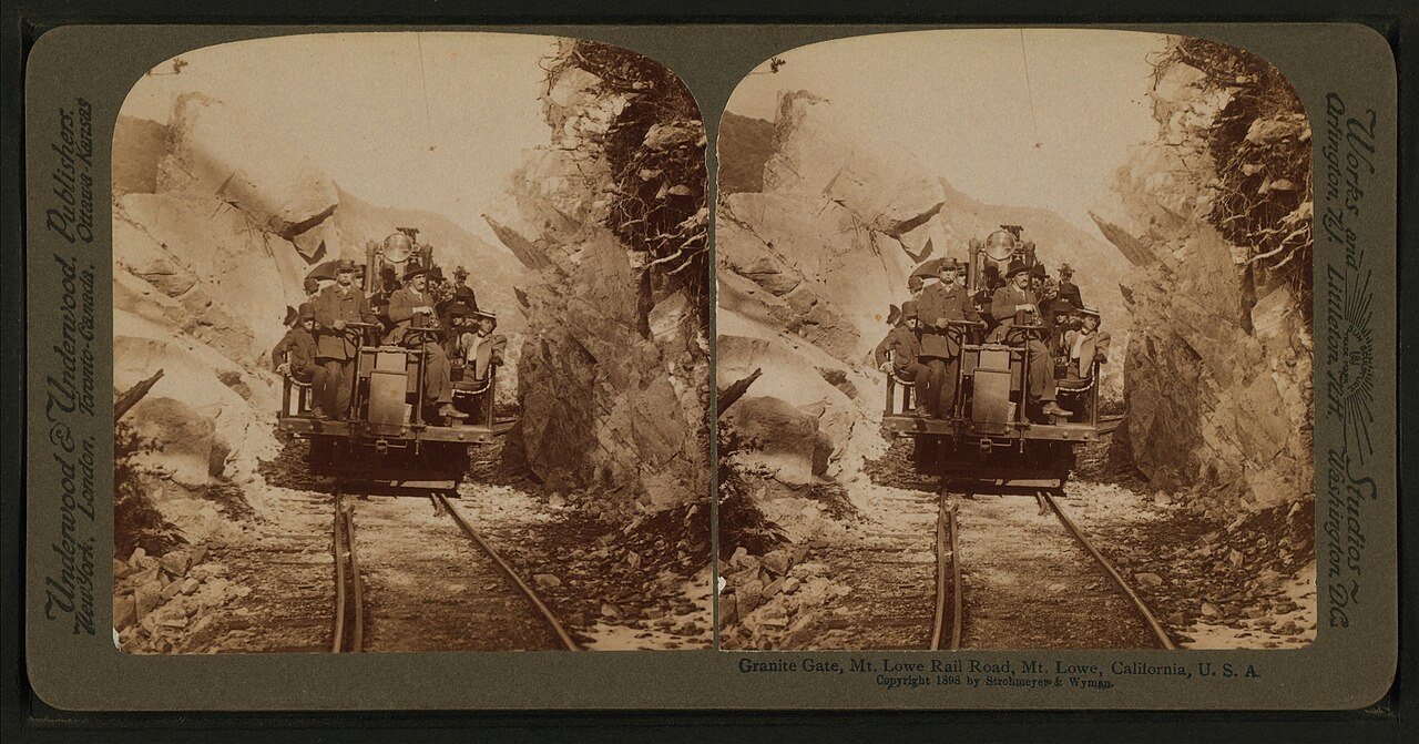 Granite Gate, Mt. Lowe Rail Road, Mt. Lowe, California, U.S.A