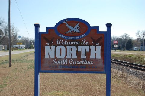 NorthWelcomeSign SC