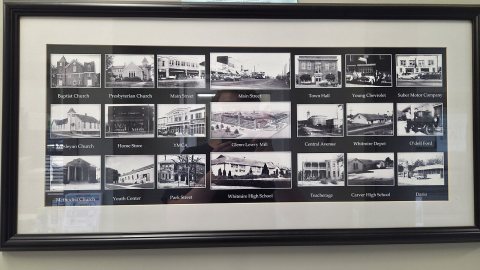 Historic Whitmire Collage Whitmire Town Hall