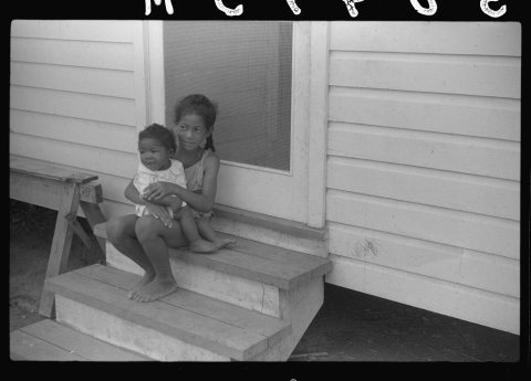 Children of the Oliver family, tenant purchase borrowers
