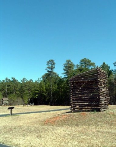 Savannah River Scenic Byway - A Rifle Tower on the Ninety-Six Battlefield