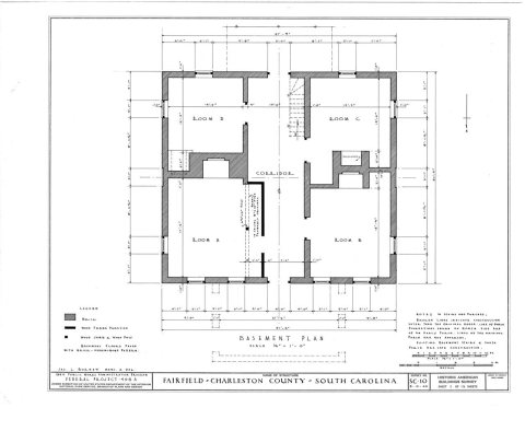 HABS SC,10-MCCLEL.V,2- (sheet 1 of 12) - Lynch House, U.S. Routes 17 and 701