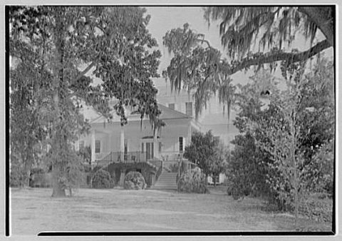 H.S. Shonnard, Harrieta Plantation, residence in Santee, South Carolina. LOC gsc.5a02867
