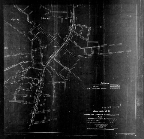 1940 Census Enumeration District Maps - South Carolina - York County - Clover - ED 46-42, ED 46-43, ED 46-44, ED 46-45,…