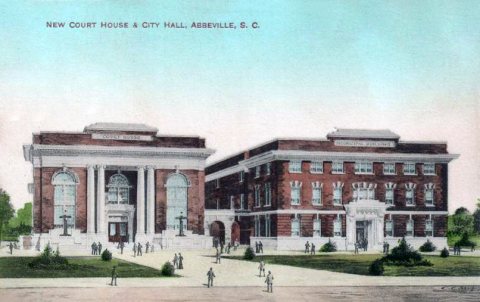 Abbeville - New Court House & City Hall