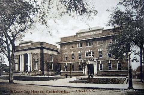 Abbeville - Abbeville County Court House and Municipal Building
