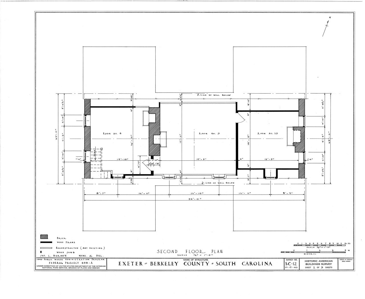 HABS SC,8-MONCO.V,1- (sheet 2 of 9) - Exeter, Cooper River, West Branch