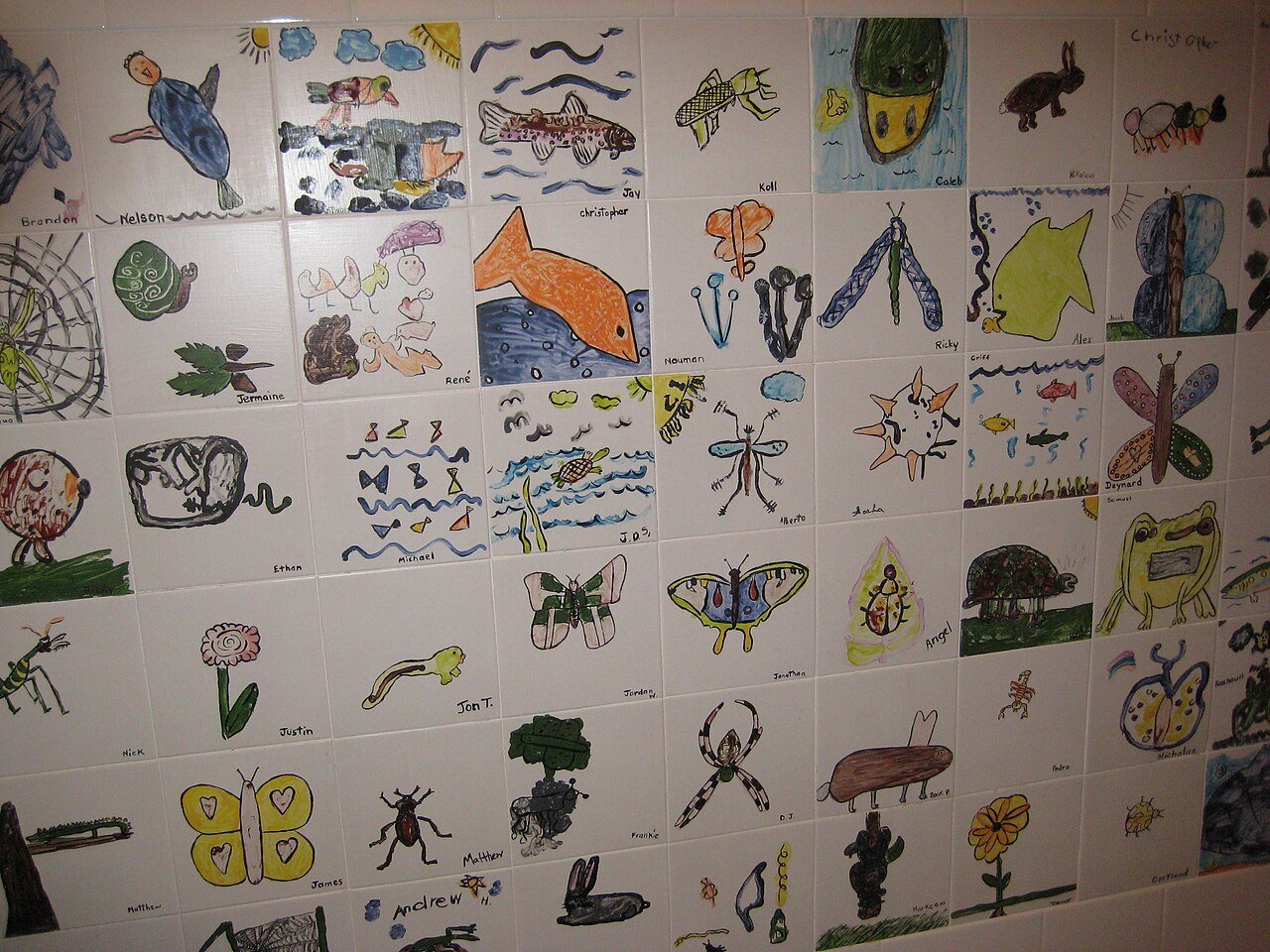 Bathroom tile