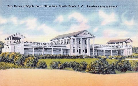 Myrtle Beach - Bath House at Myrtle Beach State Park