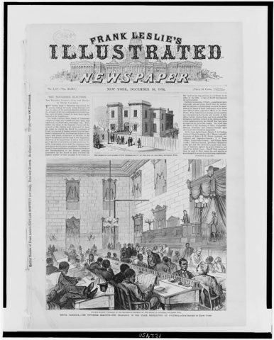 South Carolina--The November election--The dead-lock in the state legislature at Columbia