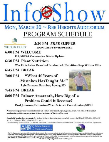 Info Show March 30 at