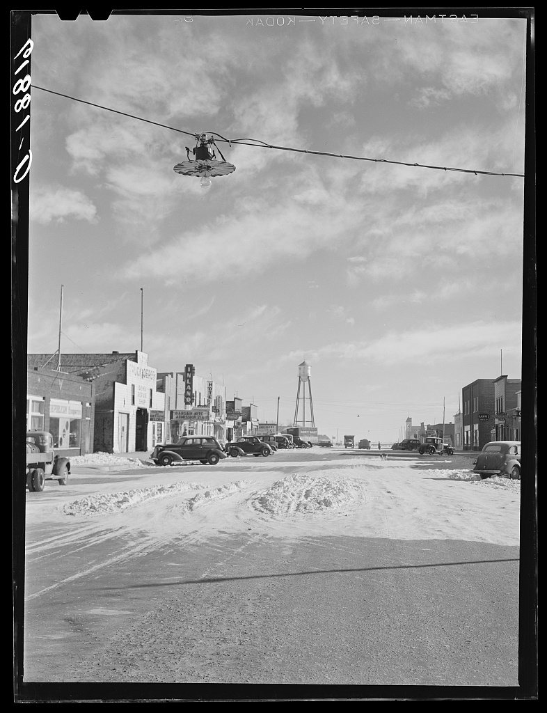 Martin, South Dakota. The largest town within fifty-mile radius