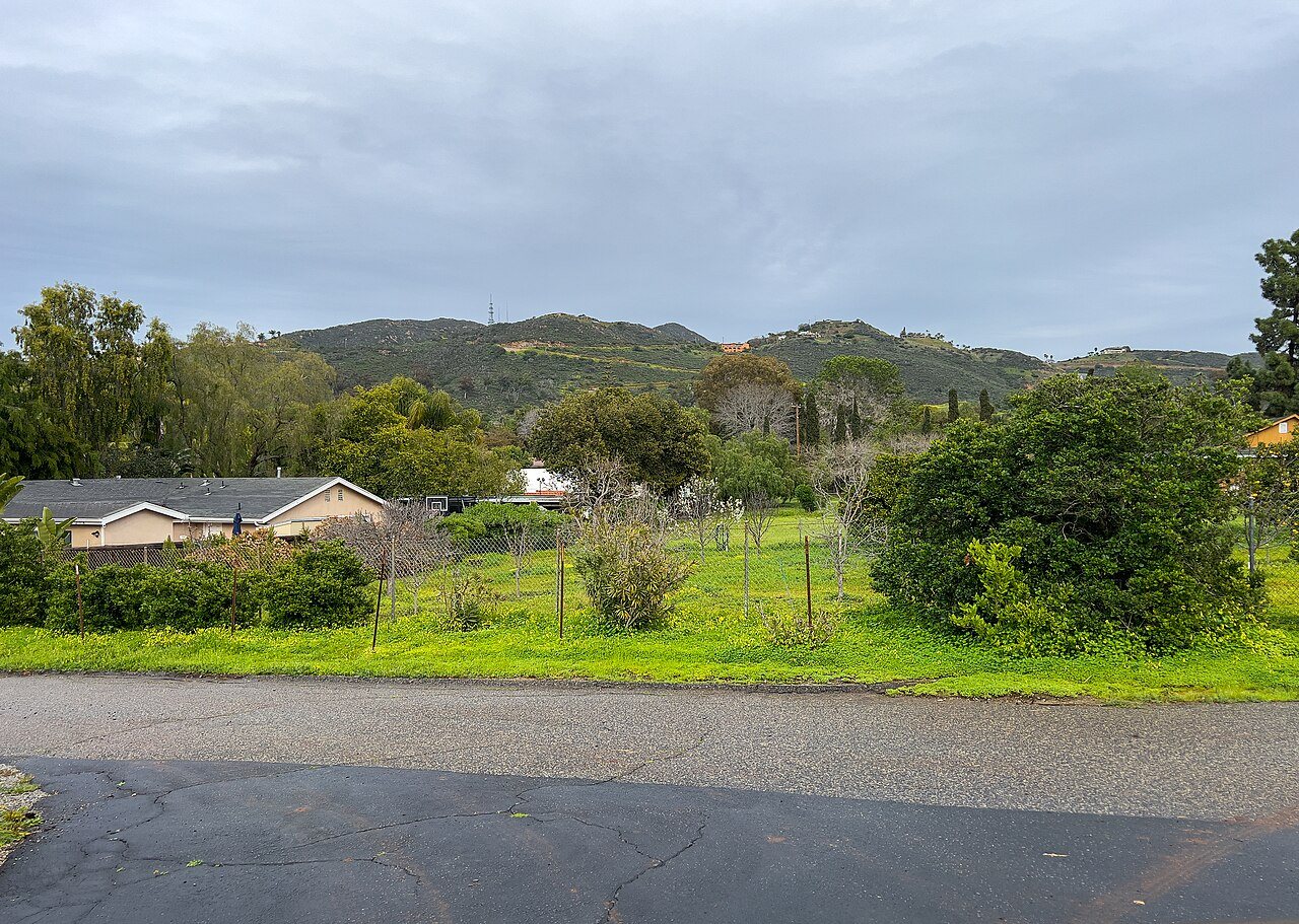 San Marcos Mountains seen from