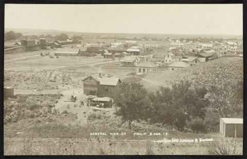 General view of Philip, S. Dak