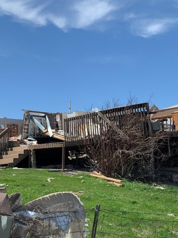 EF2 damage Gary, South Dakota 2022
