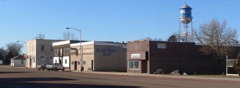 Geddes, South Dakota, Main Street, W side, S of 3rd Street 1