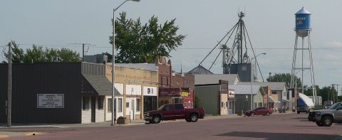 Armour, South Dakota, E side Main St S of 2nd St