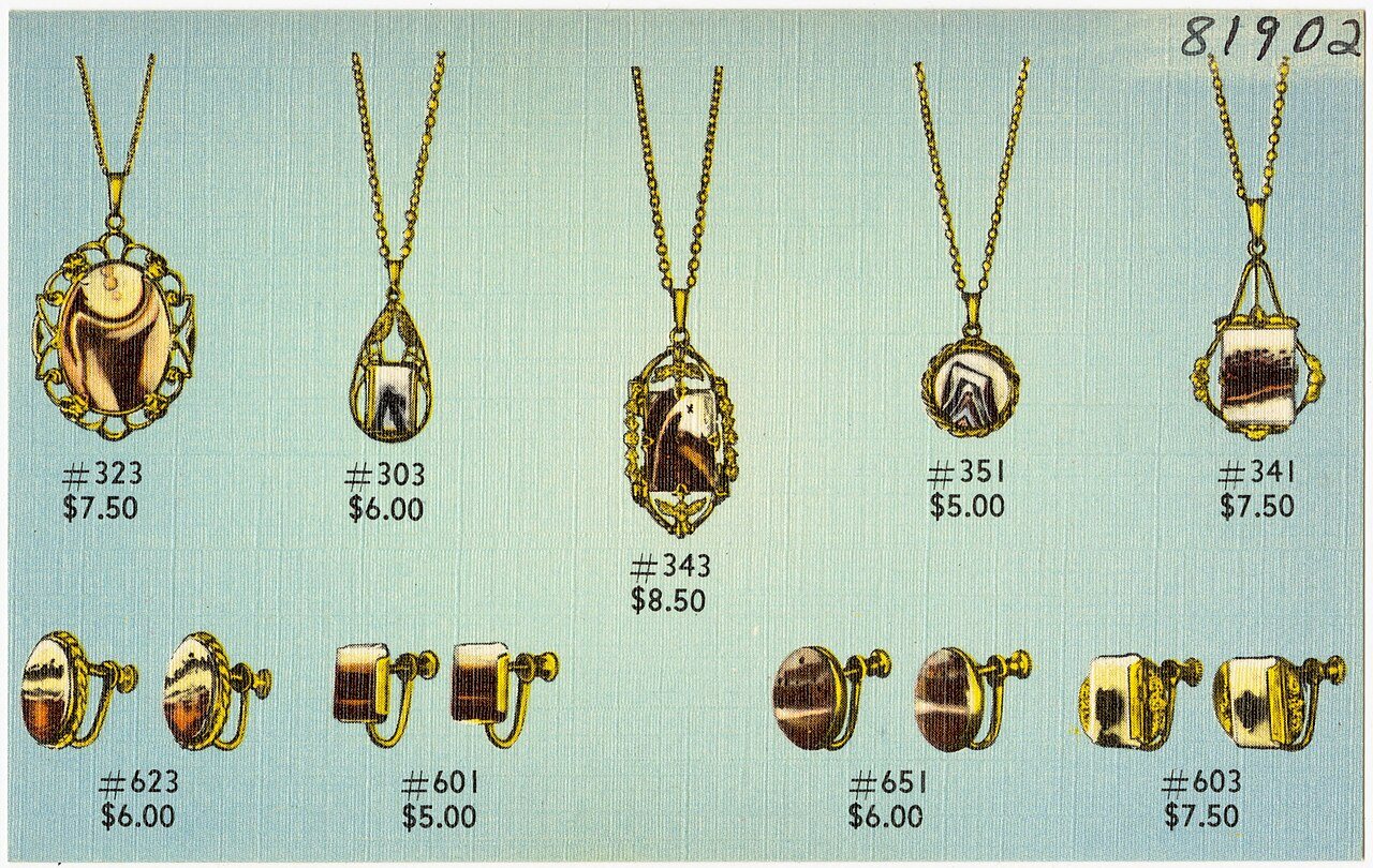Gems of Native Stone, manufactured by R. B. Wheeler, Lemmon, S. Dak (81902)