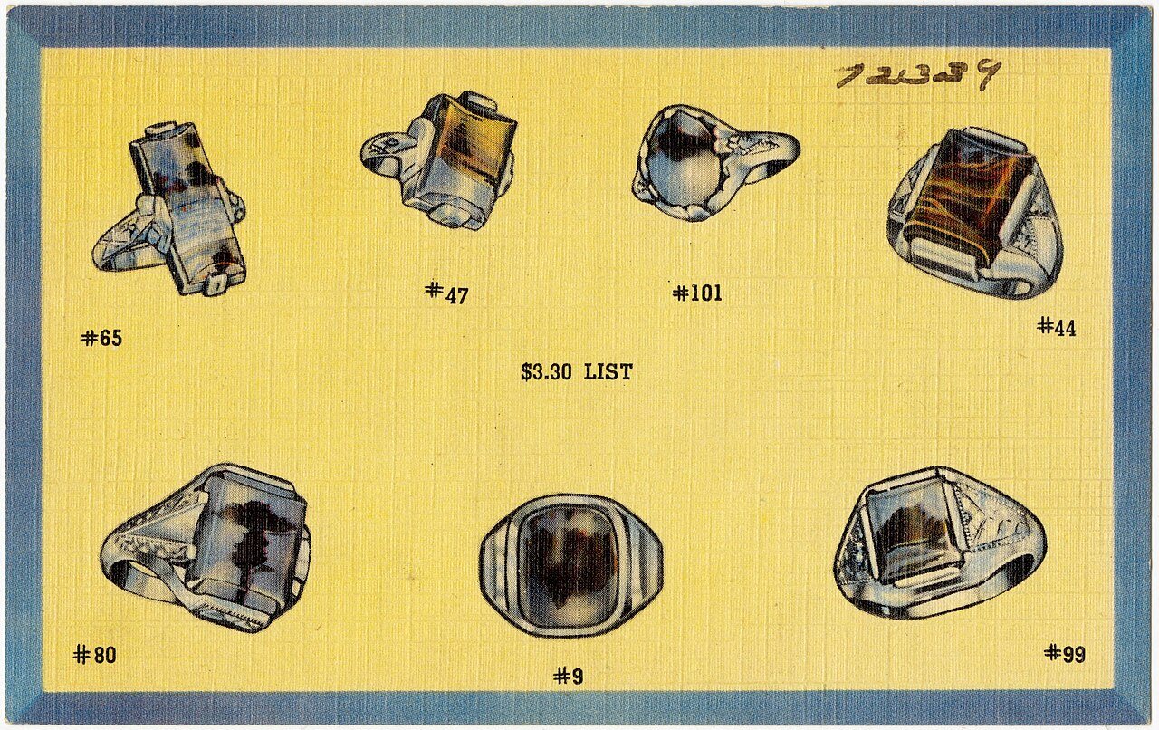 These rings are made of Sterling Silver hand cast, hand engraved and Rhodium plated, R. M. Horr, manufacturer of Native…