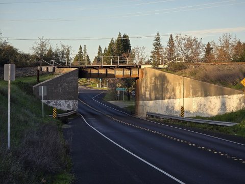 1935 Roseville railroad crash site in 2026