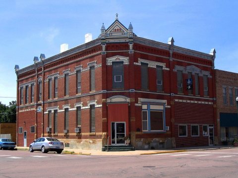 First National Bank and Masonic Hall