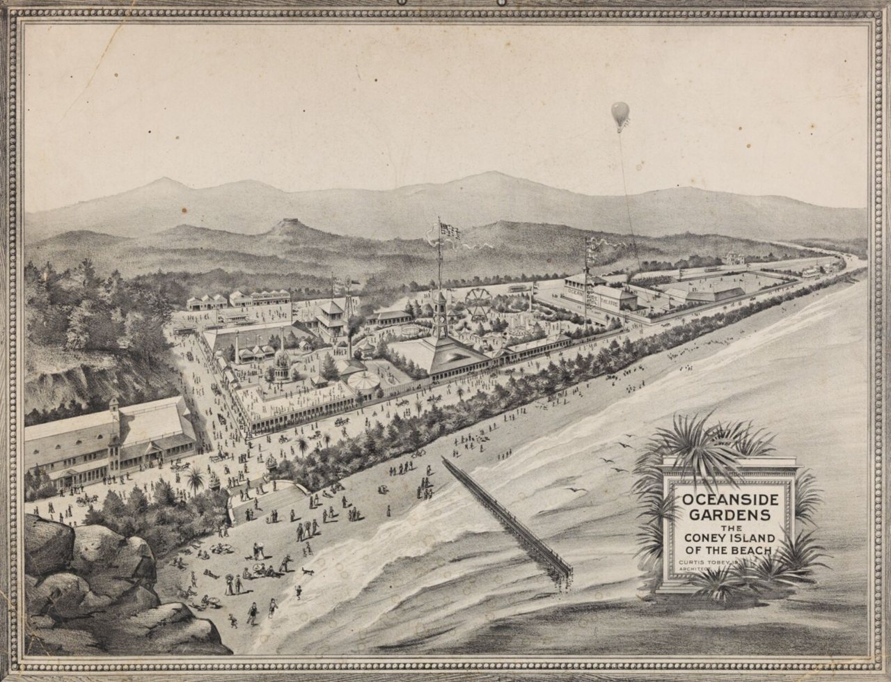 View of Oceanside at the turn of the century
