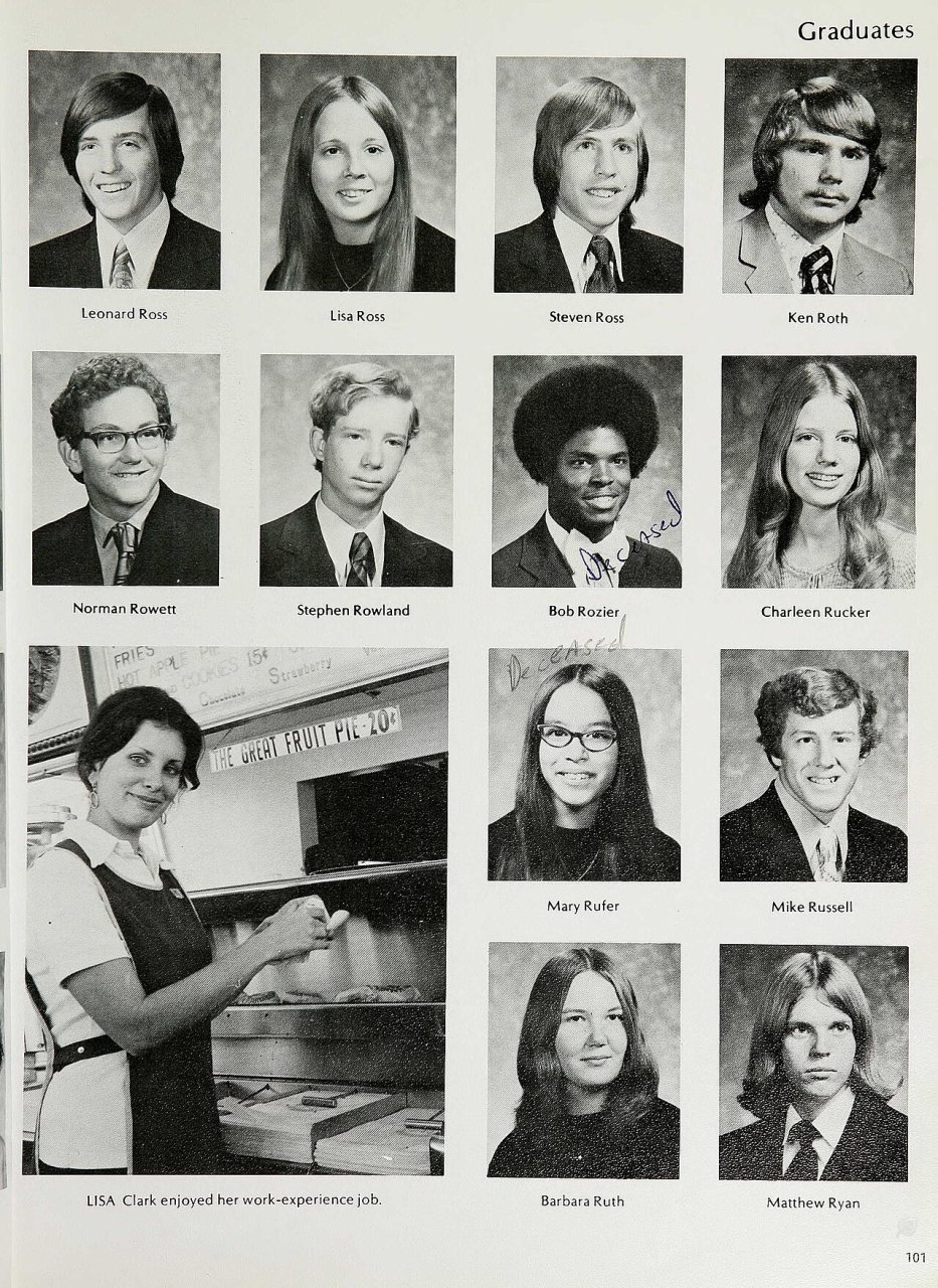 Cordova High School (California) yearbook "Lancer Legends", page 101