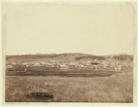 Custer City. Custer City, Dak. from the east