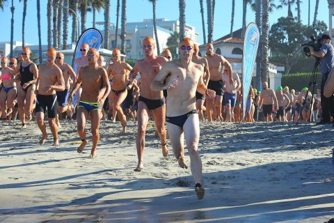 Racers Sprint to the Water