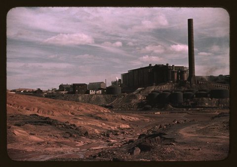 Copper mining and sulfuric acid plant, Copperhill), Tenn