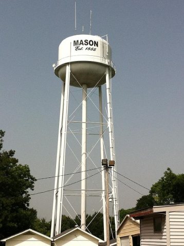 Mason water tower