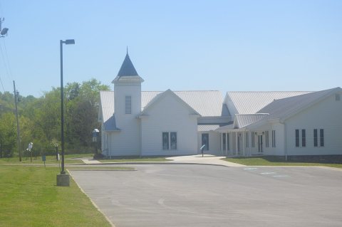 Decatur Methodist Church from north