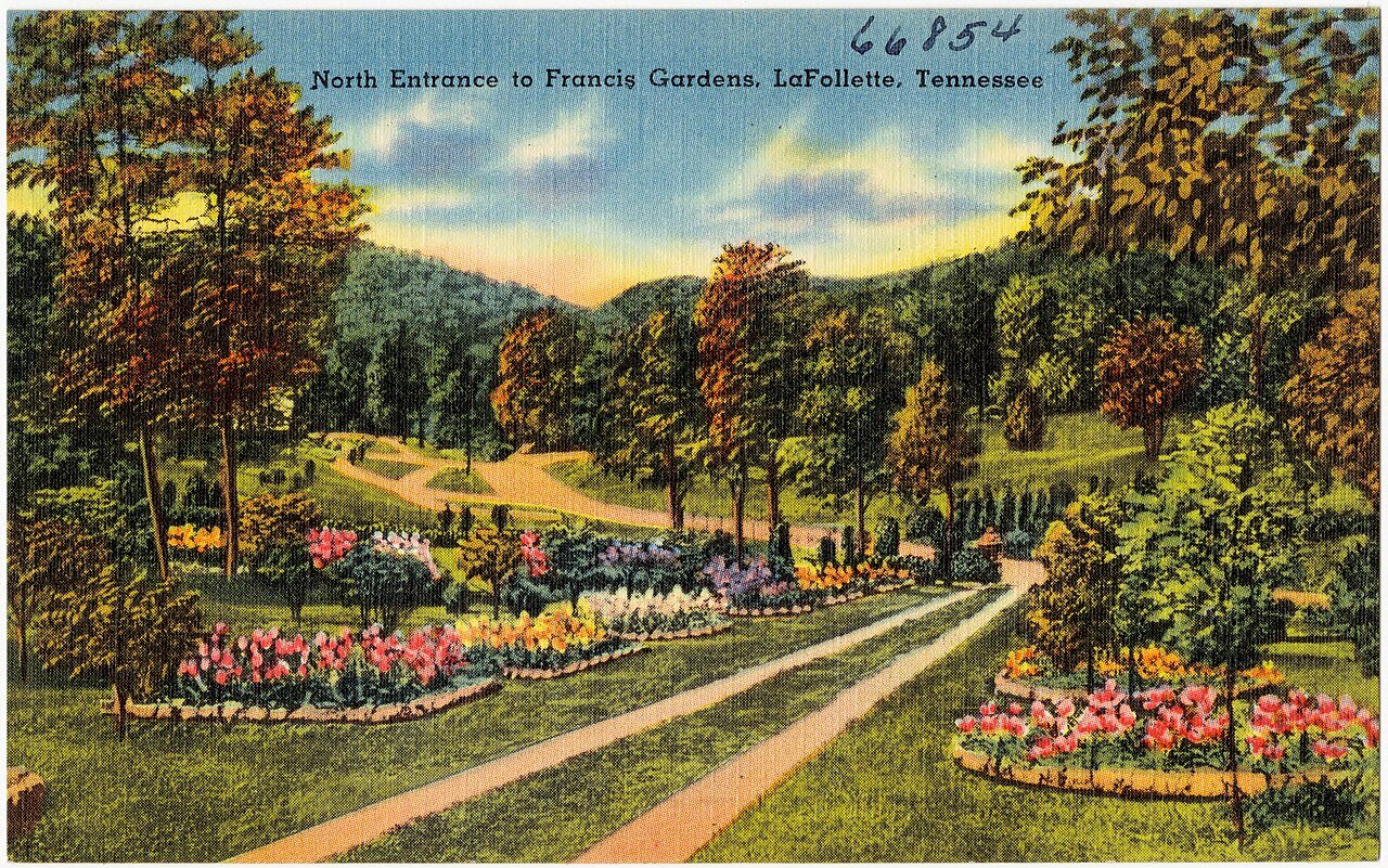 North entrance to Francis Gardens, LaFollette, Tennessee (66854)