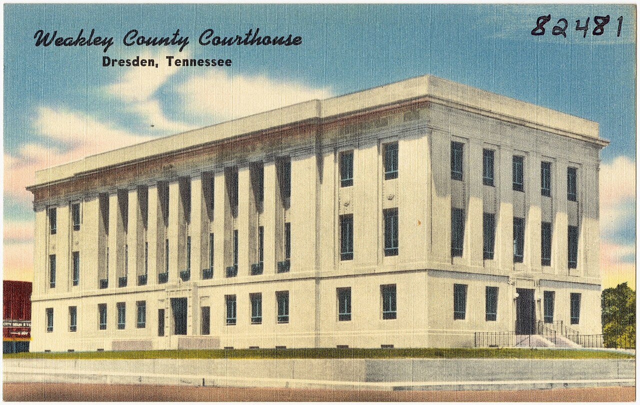 Weakley County Courthouse, Dresden, Tennessee (82481)