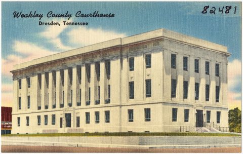 Weakley County Courthouse, Dresden, Tennessee (82481)
