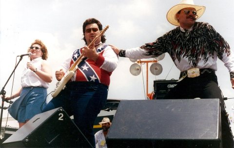 Founders Johnny Abbott and Ronnie Kelly, Live on Stage, Back At The Beginning of The Southern Raiders Band in The Mid 1…