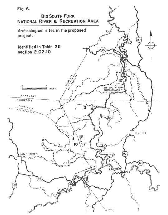 Big South Fork Archaeological sites