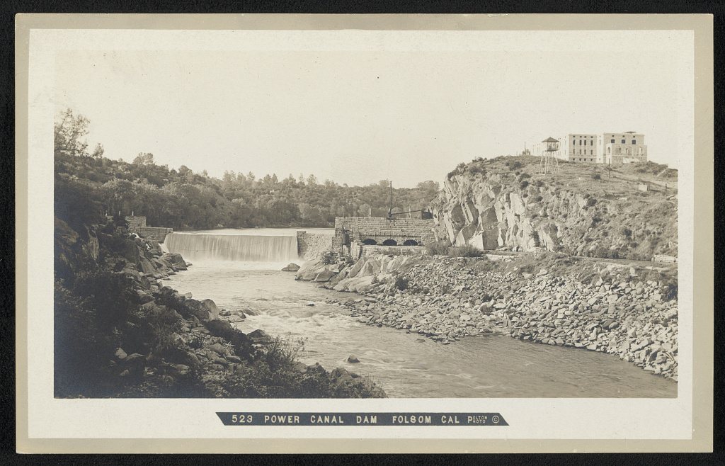 Power canal dam