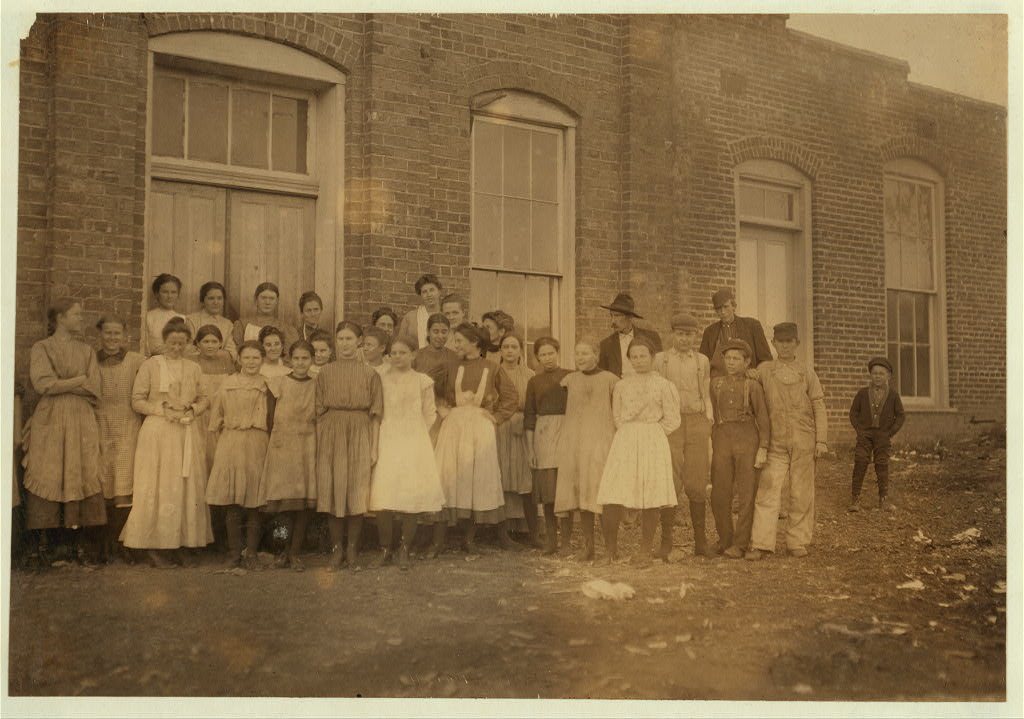 These were all the young children I could get at the Athens Hosiery Mill at noon. And at 9 A.M., although when I went t…
